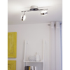 Eglo 2x4.4W LED Track Light w/ Chrome Finish & Plastic Satin Bulb Cover 95629A